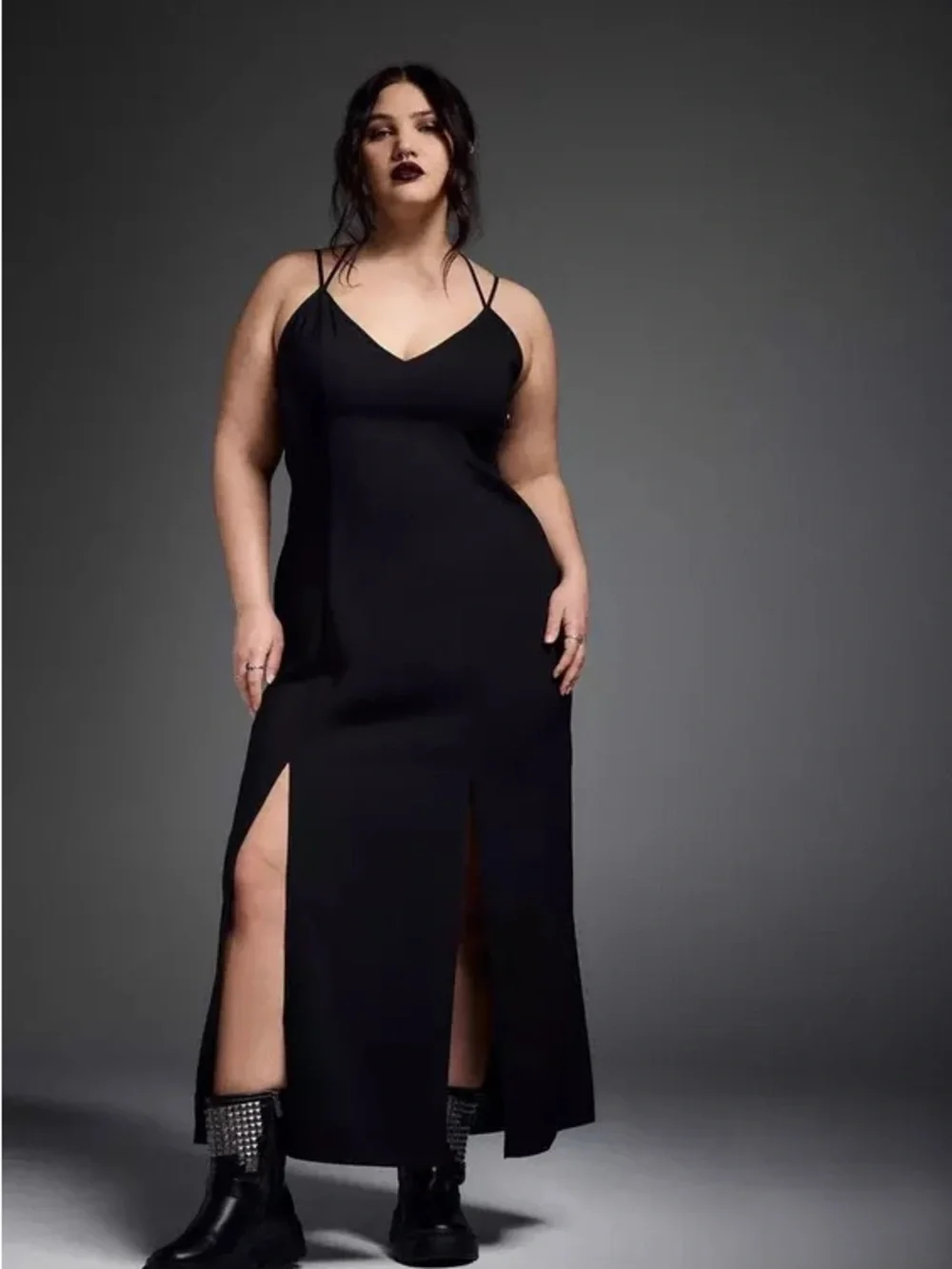 torrid black formal dress Ball Gown Torrid Formal Wear Long Sleeve Torrid Formal Dress Lace Black  Flowy Dress Black Lace